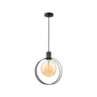 LABEL51 Hanglamp Ronda - Zwart - Metaal - 1-Lichts - thumbnail