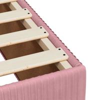 Bedframe fluweel roze 90x200 cm - thumbnail