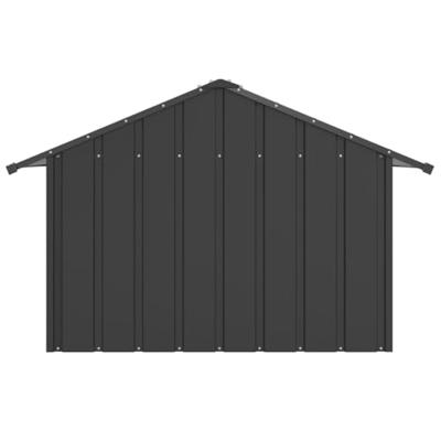 VidaXL Hondenhok met dak 83x130x85 cm gegalvaniseerd staal VidaXL Hondenhok met dak 83x130x85 cm gegalvaniseerd staal