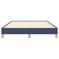 Bedframe stof blauw 160x200 cm - thumbnail