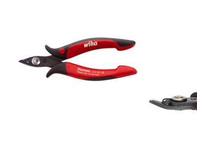 Wiha Wiha Z 40 1 03, Diagonale Zange, 1 mm, Stahl, Schwarz, Rot, 128 mm, 70 g 26813 Elektronica en fijnmechanica Zijkniptang Zonder facet 128 mm