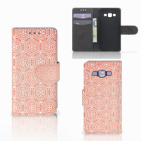 Samsung Galaxy A3 2015 Telefoon Hoesje Pattern Orange - thumbnail