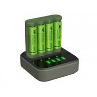 GP ReCyko Batterijlader USB B421 + Laaddock D451 + 4x AA 2100 mAh Batterijen - thumbnail