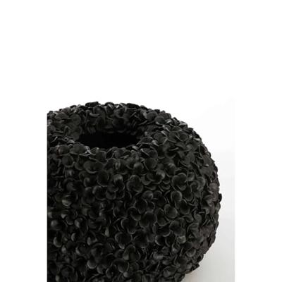 Light & Living Vaas 'Phylia' ø48cm, kleur Mat Zwart