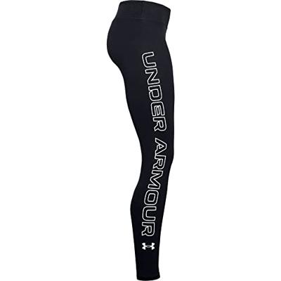 Sportleggings voor Dames Under Armour Favorite Wordmark Zwart Maat S