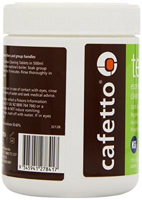 Cafetto Tevo® Maxi - reinigingstabletten voor koffiemachines (2,5 gram) - 150 stuks