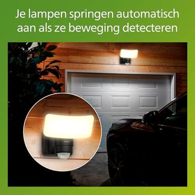 Philips LED Tylus 929004632301 Wandlamp op zonne-energie met bewegingsmelder LED 6 W Zwart Philips LED Tylus 929004632301 Wandlamp op zonne-energie met bewegingsmelder LED 6 W Zwart