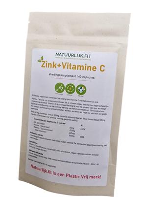 Natuurlijk.fit Vitamine C + zink 60 Capsules