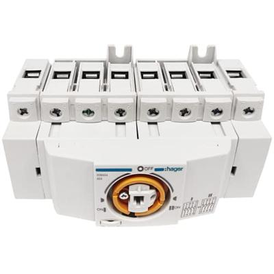 Hager HIM404 KVM-Umschalter Omschakelaar voor belasting 4-polig 40 A 415 V Hager HIM404 KVM-Umschalter Omschakelaar voor belasting 4-polig 40 A 415 V