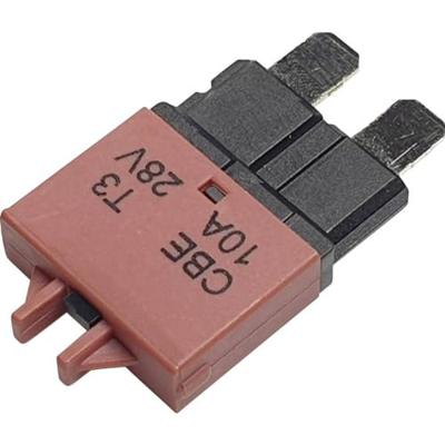 Hansor Circuit Breaker Standard, type 3, Manual Reset, 10A CBE3 Series 10A Zekeringautomaat standaard vlakzekering 10 A Rood 1 stuk(s) Hansor Circuit Breaker Standard, type 3, Manual Reset, 10A CBE3 Series 10A Zekeringautomaat standaard vlakzekering 10 A Rood 1 stuk(s)