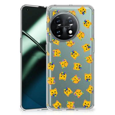 TPU bumper voor OnePlus 11 Katten Emojis TPU bumper voor OnePlus 11 Katten Emojis