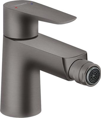 Hansgrohe Talis E ééngreeps bidetmengkraan met PopUp trekwaste, Brushed Black Chrome