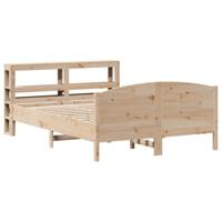 Bedframe zonder matras massief grenenhout 160x200 cm - thumbnail