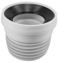 Riko closet manchet recht 100x110 mm wit - thumbnail