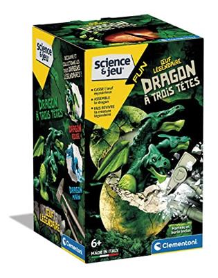 Clementoni - Sciences and Play - Legendary Egg - Dragon heeft drie hoofden