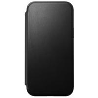 Nomad Modern Horween lederen folio iPhone 15 Pro - Black - thumbnail