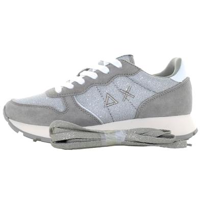 SUN68 Ally Glitter Textile Z34203_44 Grijs-37 maat 37