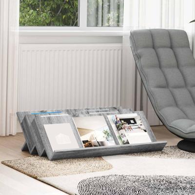 Bijzetkast Grijs Sonoma 90 x 57,5 x 42 cm Bewerkt hout Bijzetkast Grijs Sonoma 90 x 57,5 x 42 cm Bewerkt hout