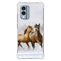 Nokia X30 Case Anti-shock Paarden - thumbnail