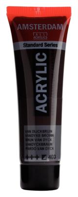 Royal Talens Amsterdam Standard Series Acrylverf Tube 20 ml - Van Dijckbruin 403