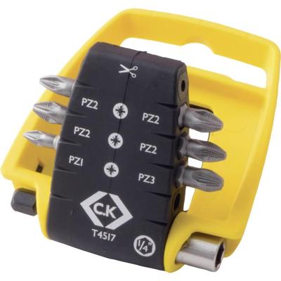 C.K T4517 Bitset 7-delig Kruiskop Pozidriv