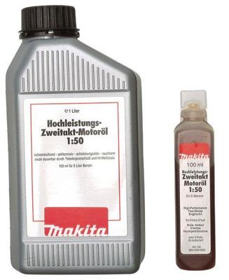 Makita Accessoires motorolie 2-takt 1ltr - 980008607 Makita Accessoires motorolie 2-takt 1ltr - 980008607