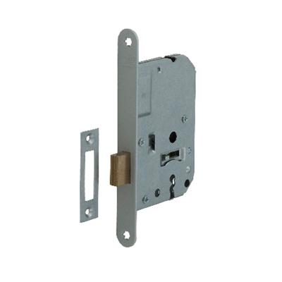 Nemef kastslot - doornmaat 50 mm - klavier 56 mm - 1256/3 - zwart gelakt