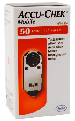Accu Chek Mobile Testcassette Bloedglucose 50 Beurten