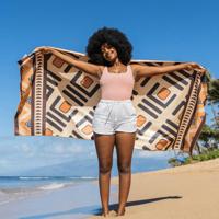 Buvanha Reishanddoek - 200x90 cm - Afrika - thumbnail