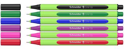 Schneider Schreibgeräte Fineliner Line-Up 6er Etui, sortiert, 5+1 Aktion 191086 Rollerballpen 1 stuk(s)
