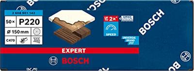 Bosch Accessories EXPERT C470 2608901142 Excenterschuurpapier Geperforeerd Korrelgrootte (num) 220 (Ø) 150 mm 50 stuk(s)