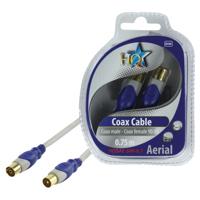 Coaxkabel 90dB afgeschermd verguld [diverse lengtes] - thumbnail