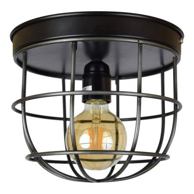 Urban Interiors plafondlamp 'Barn Large' Ø22, kleur Vintage Black