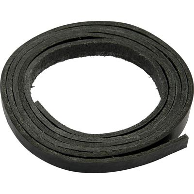 Creativ Company Leerband, b: 10 mm, dikte 3 mm, zwart, 2 m/ 1 doos