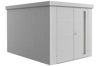 Biohort Neo 4B metalen tuinhuis zilver 236x348 cm met dubbele deur- Plat dak- Metaal- Biohort - thumbnail