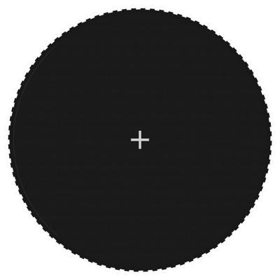 VidaXL Springmat voor 15 feet/4,57 m ronde trampoline stof zwart