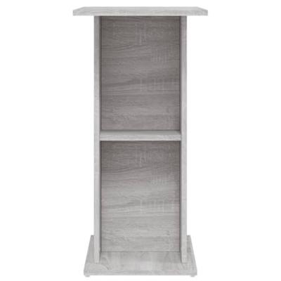 Aquariumstandaard 60,5x36x72,5 cm bewerkt hout grijs sonoma - thumbnail