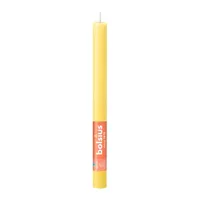 Bolsius dinerkaars rustiek shine 27cm sunny yellow - thumbnail