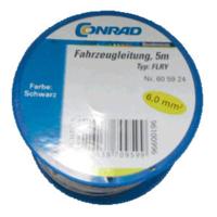 Conrad Components 605924 Voertuigsnoer FLRY-B 1 x 6 mm² Zwart 5 m - thumbnail