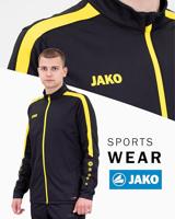 JAKO M9123K Trainingspak Polyester Power Kids - Zwart/Citroen - 128 - thumbnail