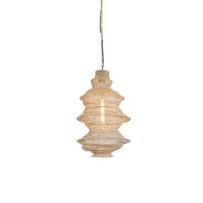 Light & Living Light&living Hanglamp Ø31x55 cm NAKISHA zand