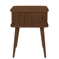 Zuiver Bijzettafel/Nachtkastje 'Barbier' Walnoothout, kleur Bruin - thumbnail