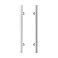 Intersteel Deurgrepen set T-vorm600x80mm geborsteld RVS - thumbnail