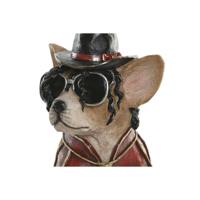 Decoratieve figuren Home ESPRIT Bruin Gouden Kastanjebruin Hond - thumbnail