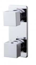 Rombo inbouw 2-wegs douchethermostaat chroom Rombo inbouw 2-wegs douchethermostaat chroom