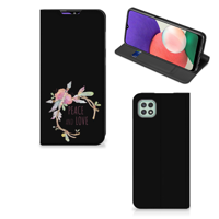 Samsung Galaxy A22 5G Magnet Case Boho Text - thumbnail