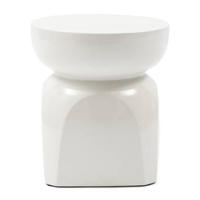 Rivièra Maison Bijzettafel 'Porto' Keramiek, kleur Pure White - thumbnail