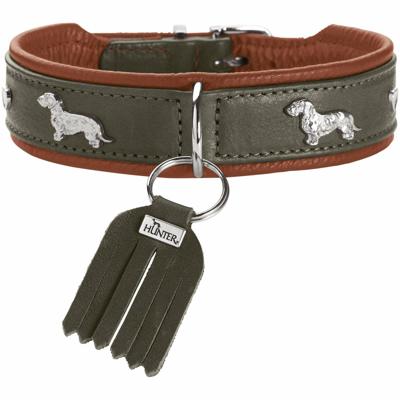 HUNTER Hondenhalsband München, groen, Maat: 37
