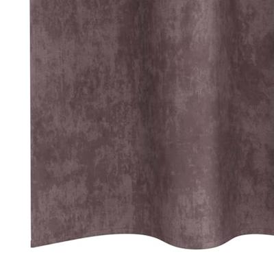 VidaXL Velvet gordijnen met gordijnen 2 pcs bruin 225 x 140 cm fluweel