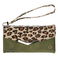 Mobilize 2in1 Gelly Clutch for Apple iPhone XR Green Leopard - thumbnail